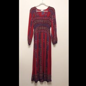 Umgee Floral Maxi Dress - Small